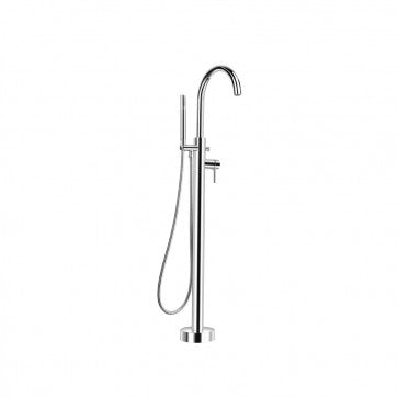 Flusso Kitchen & Bath 100.117 Series 100 Freestanding Floor Mount Bathtub/Tub Filler