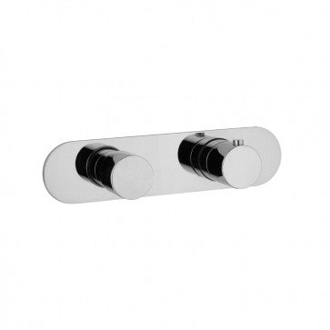 Flusso Kitchen & Bath 100.2693 Series 100 Horizontal Thermostatic Shower Valve With Volume Control & Trim