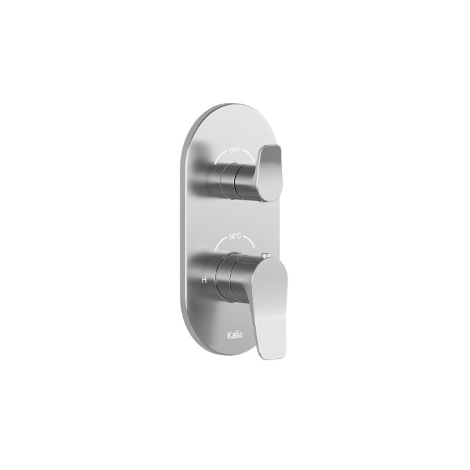 MOROKA - Plus/Premia 2-way AQUATONIK™ type T/P 1/2” valve with diverter - Round decorative trim
