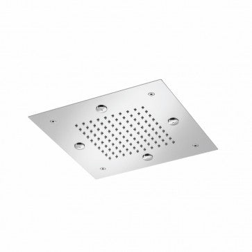 Flusso Kitchen & Bath MSS.12S Cascade Stainless Steel Flush Mount Rainhead With Mist Flow