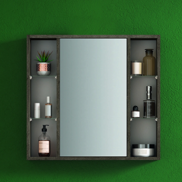 Davidici 39376 Mirror Cabinet With Open Compartments W.30