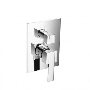 Flusso Kitchen & Bath 150.2100CP Series 150 Tub / Shower Trim With Pressure Balance Valve & Integrated 2-Way Diverter
