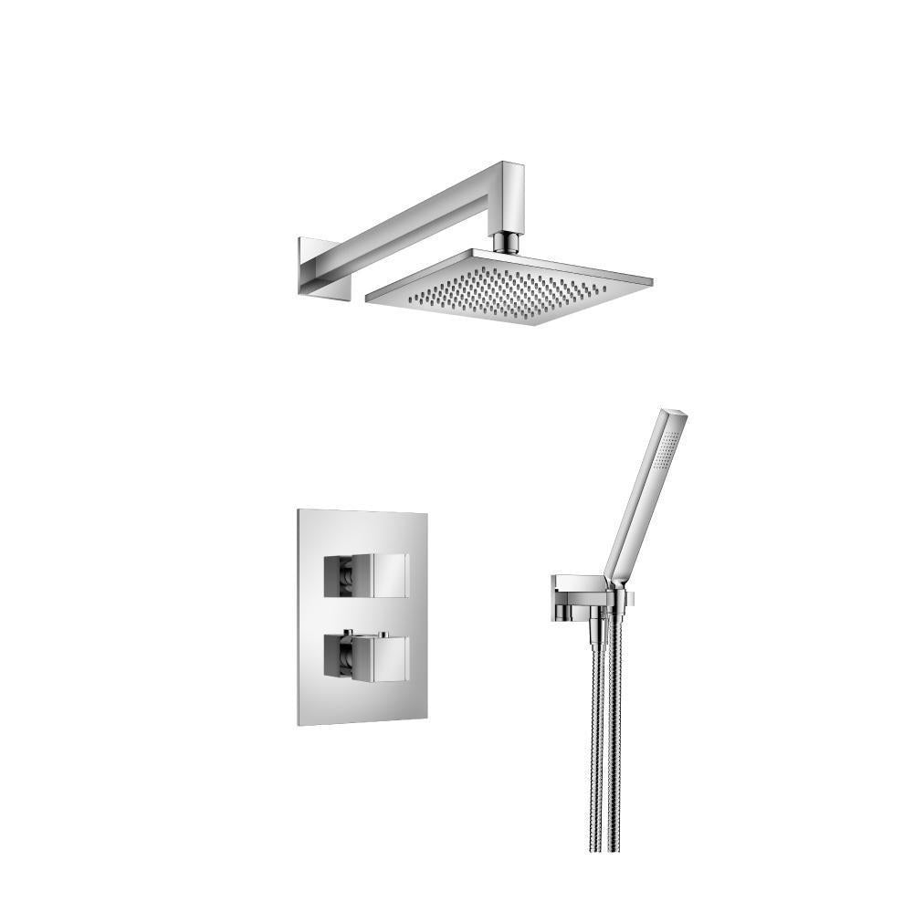 Two Output Shower Set With Shower Head And Hand Held