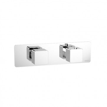 Flusso Kitchen & Bath 196.2693 Series 196 Horizontal Thermostatic Shower Valve With Volume Control & Trim