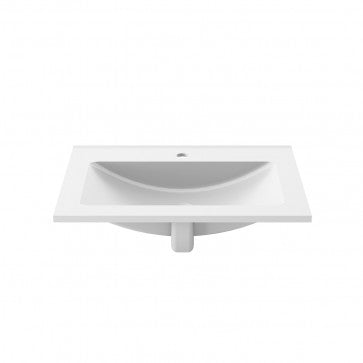 Kalia FU1452-240 Kalm Bathroom Sink For Single Hole Faucet