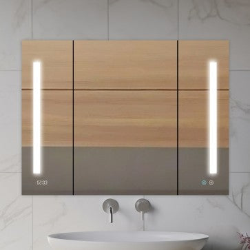 Aquadom SR3 Signature Royale LED Lighted Triple Door Medicine Cabinet
