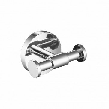 Flusso Kitchen & Bath 100.1001 Bath Brass Bathroom Towel/Robe Hook - Round