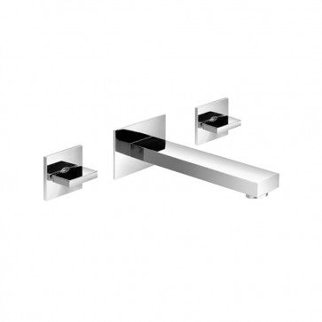 Flusso Kitchen & Bath 160.1900 Series 160 Two Handle Wall Mounted Bathroom Faucet