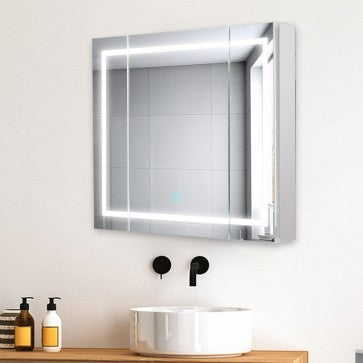 Aquadom RP3 Royale Plus Triple Door LED Lighted Medicine Cabinet
