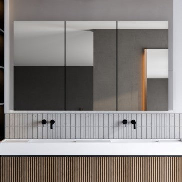 Aquadom R3-6036E-N Royale, 60W x 36H x 5D, Triple Door Medicine Cabinet