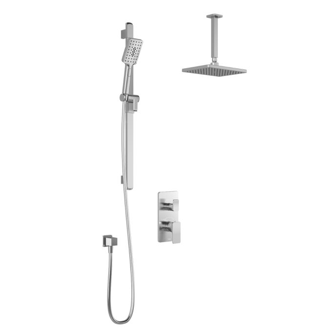 KAREO TD2 Thermostatic shower system (without valve) - Vertical arm