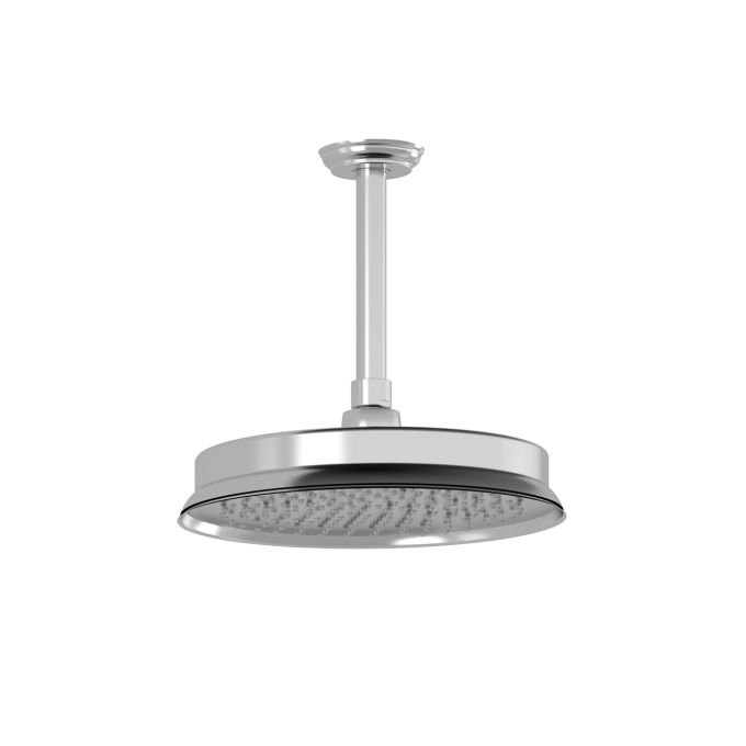 RUSTIK Round shower head - Vertical arm