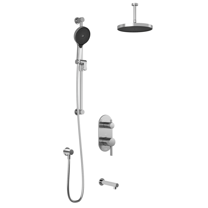 Plus - RoundOne TD3 Shower system (without valve) - Vertical arm