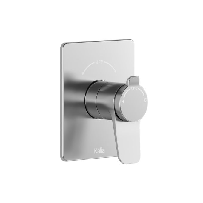 MOROKA TCD1 Thermostatic coaxial shower systems - Wall arm