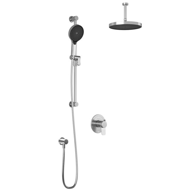 Plus - Moroka TCD1 Shower system (without valve) - Vertical arm
