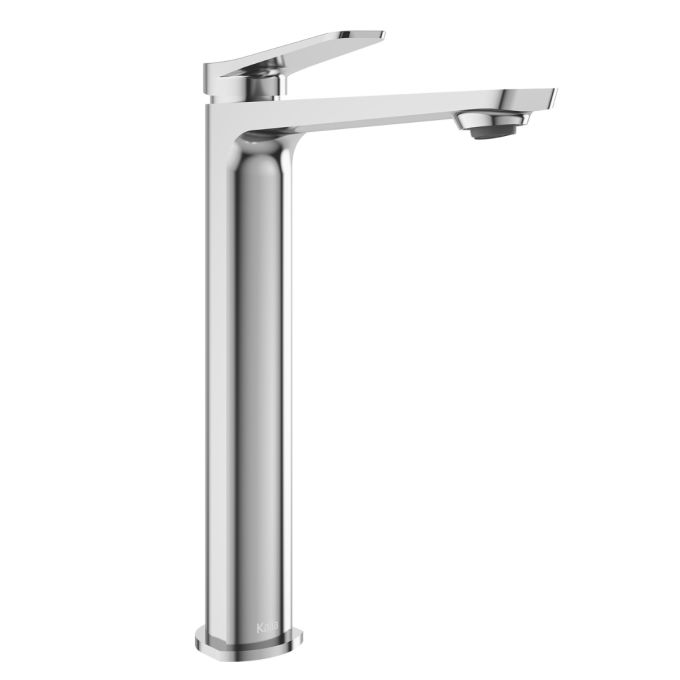 MOROKA Tall single hole sink faucet without drain