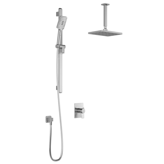 MOROKA TCG1 Thermostatic coaxial shower systems - Vertical arm