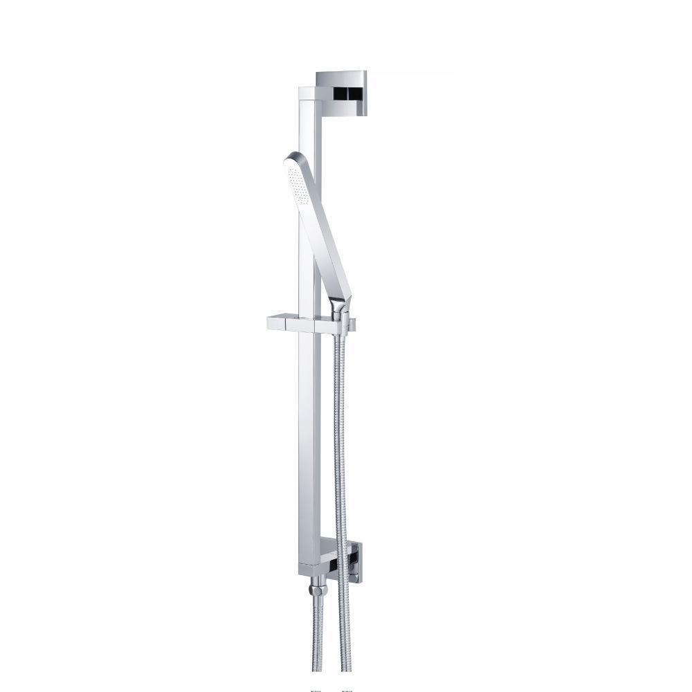 Hand Shower Set with Slide Bar, Integrated Elbow & Hose