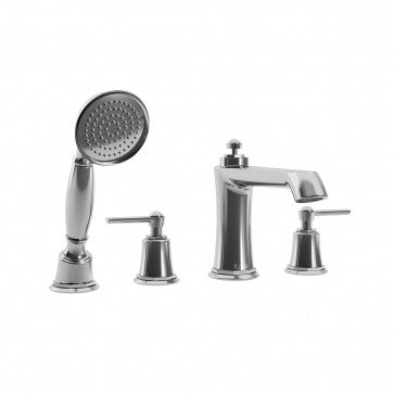 Kalia BF1486-110 Rustik Deckmount Tub Faucet With Hand Shower
