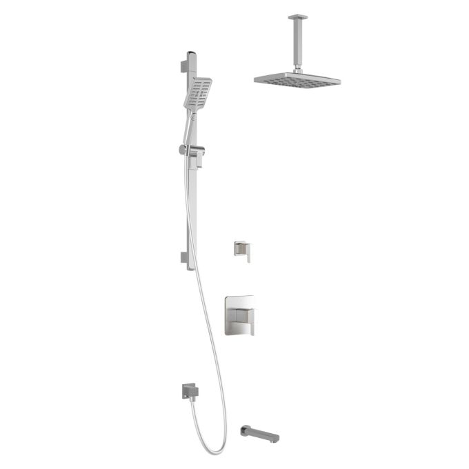 GRAFIK TD3-PREMIA Shower systems (valves not included) - Vertical arm