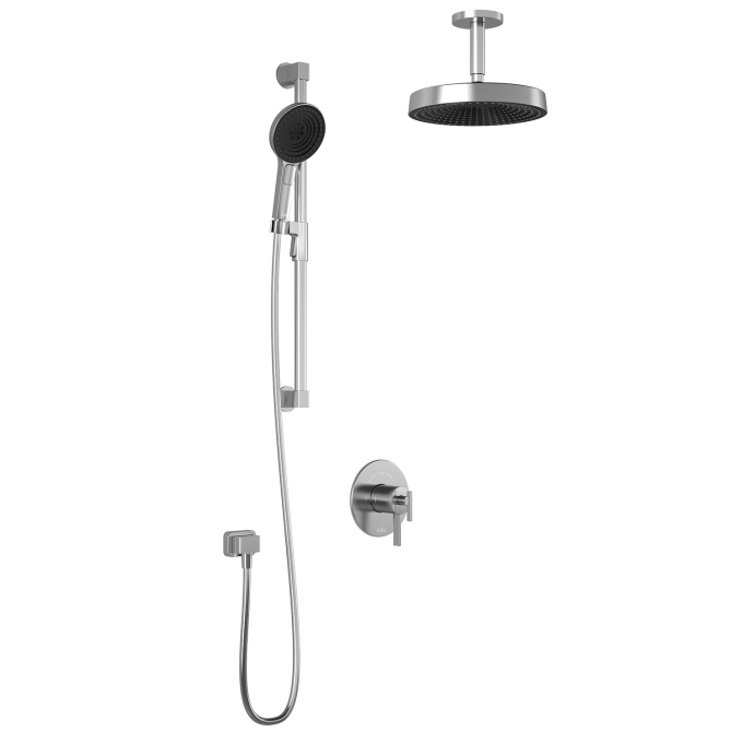 Premia - RoundOne TCD1 Shower system (without valve) - Vertical arm