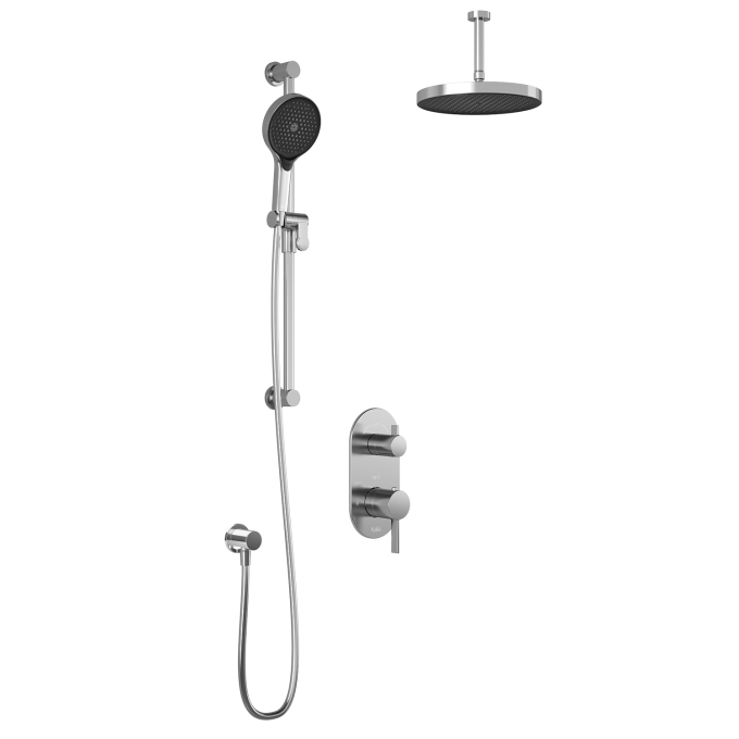 Plus - RoundOne TD2 Shower system (without valve) - Vertical arm