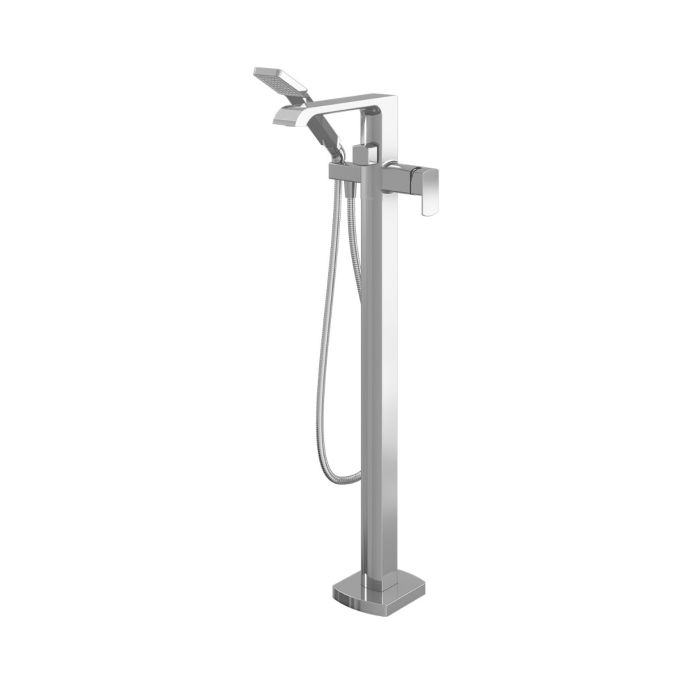 Sobrio Pressure balance floormount tub filler with handshower