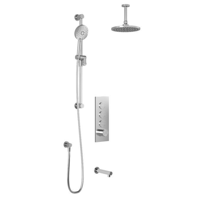 ROUNDONE TB3 Shower systems (without valve) - Vertical arm