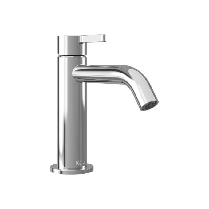 BASICO - Single hole lavatory faucet with top-Mounted Lever Handle - Push drain and overflow
