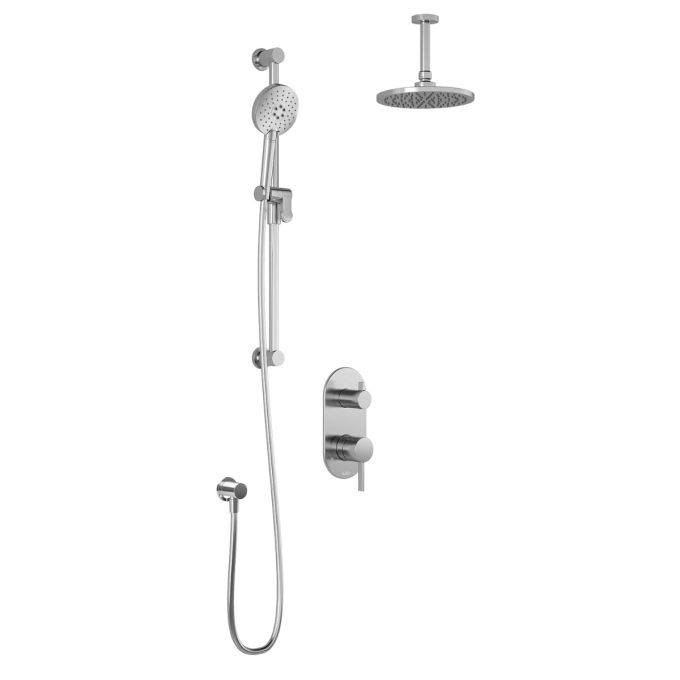 ROUNDONE PB4 Pressure Balance Shower System (without valve) - Vertical arm
