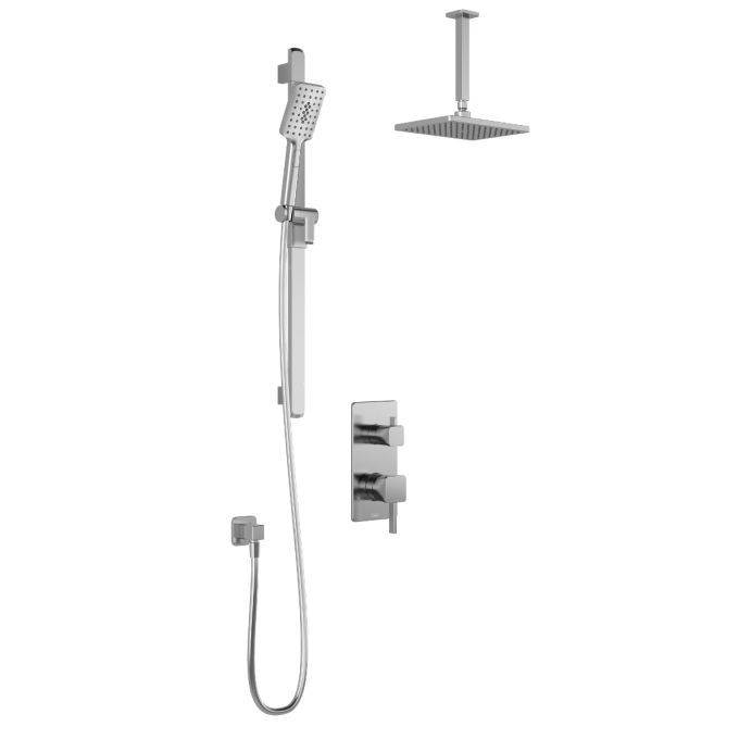 SquareOne PB4 Pressure Balance Shower System - Vertical arm