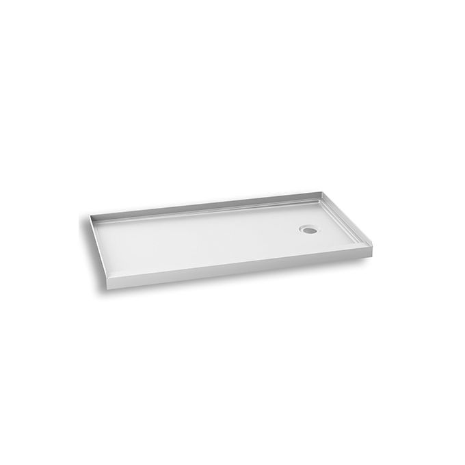 KONCEPT Rectangular acrylic shower base 60” x 32”