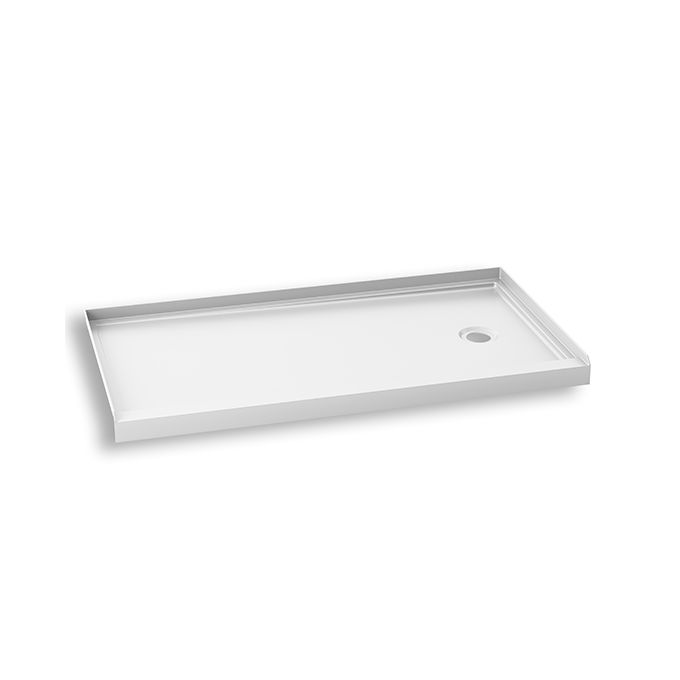 KONCEPT Rectangular acrylic shower base 60” x 30”