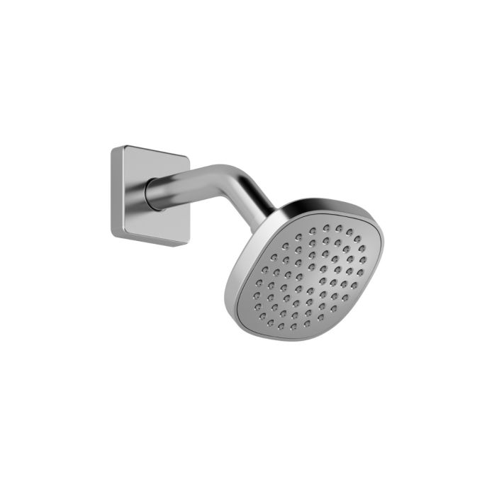SOBRIO - 100 mm (4”) showerhead and 184 mm (7 1/4”) 45° wall arm