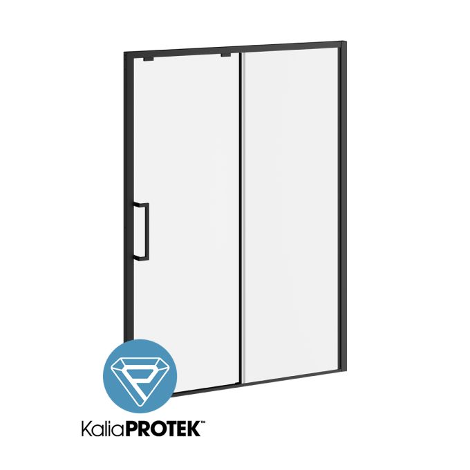 IKONIK 60” x 79” sliding shower door with KP protective film - Left opening