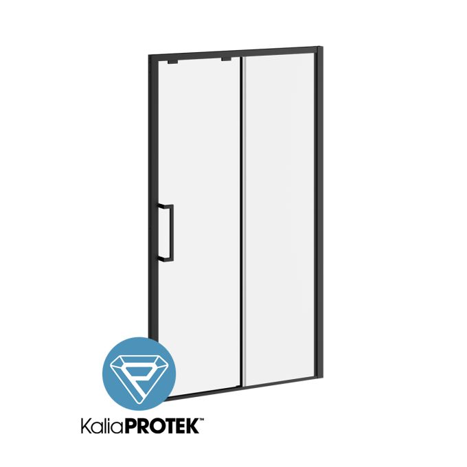 IKONIK 48” x 79” sliding shower door with KP protective film - Left opening