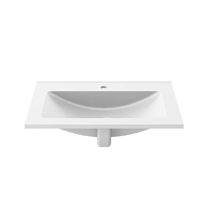 KALM Bathroom sink for single hole faucet