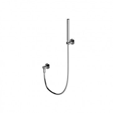 Flusso Kitchen & Bath HS1004 Universal Fixtures Hand Shower Set With Wall Elbow, Holder and Hose