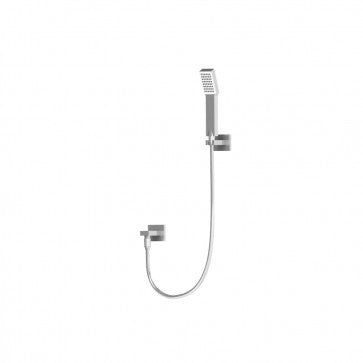 Flusso Kitchen & Bath HS1005 Universal Fixtures Hand Shower Set With Wall Elbow, Holder and Hose