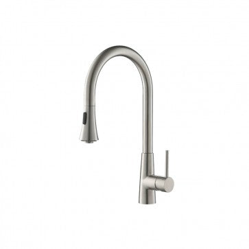 Flusso Kitchen & Bath K.1290 Kitchen Dual Spray Stainless Steel Kitchen Faucet With Pull Out