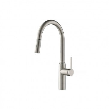 Flusso Kitchen & Bath K.1360 Kitchen Dual Spray Stainless Steel Kitchen Faucet With Pull Out