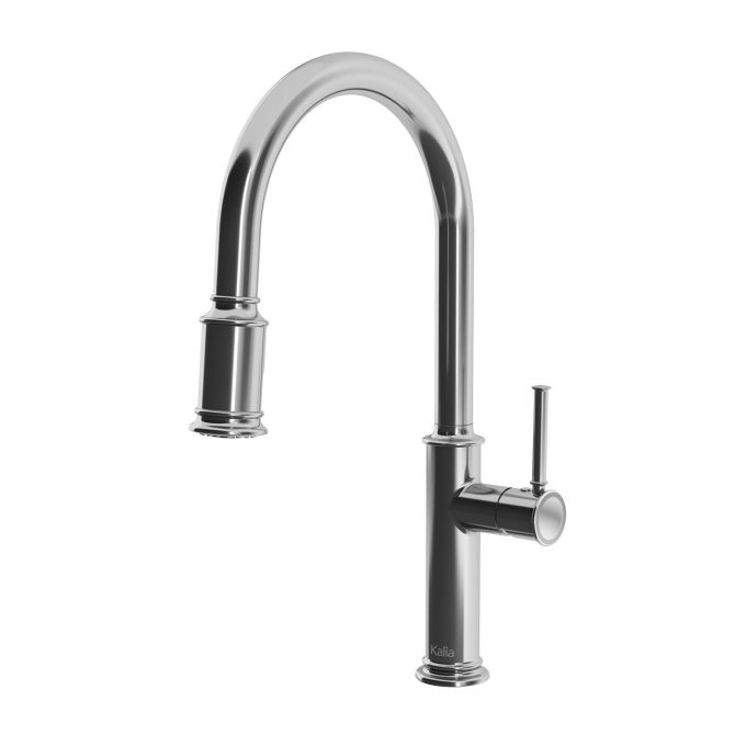OKASION Pull-down kitchen faucet with spray head