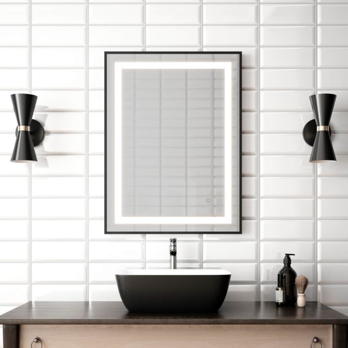 EFFECT LED-illuminated bathroom mirror - 24” x 32”